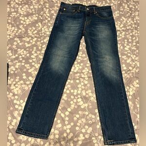 Levi's Blue Straight Jeans Classic Indigo Denim